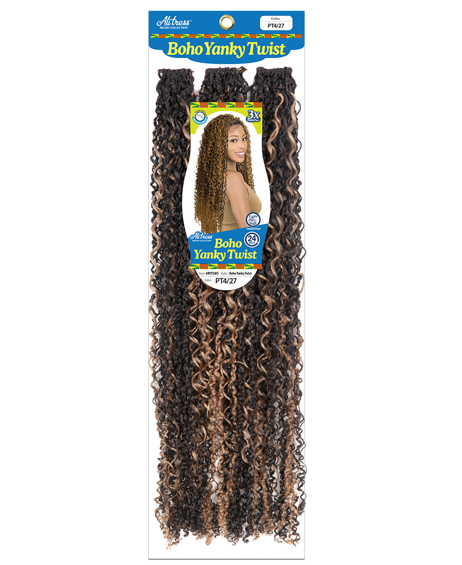 ALITRESS BOHO YANKY TWIST 24"X 3PCS
