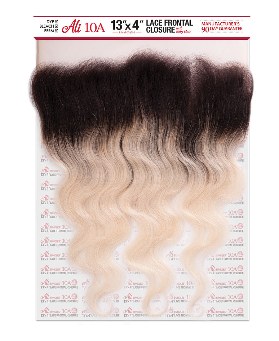 ALI 10A 13X4 Ear to Ear Frontal Closure Body Wave