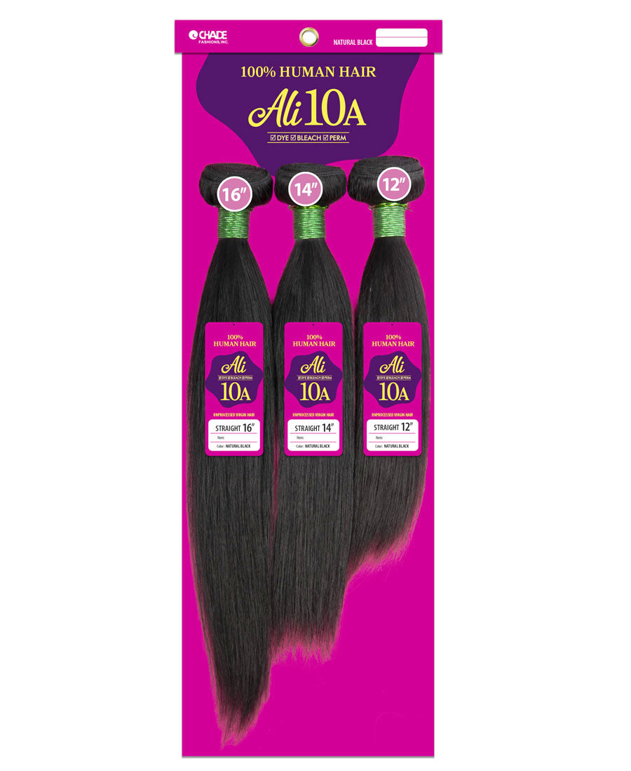 HUMAN HAIR BUNDLE EXTENSIONS 3PCS STRAIGHT