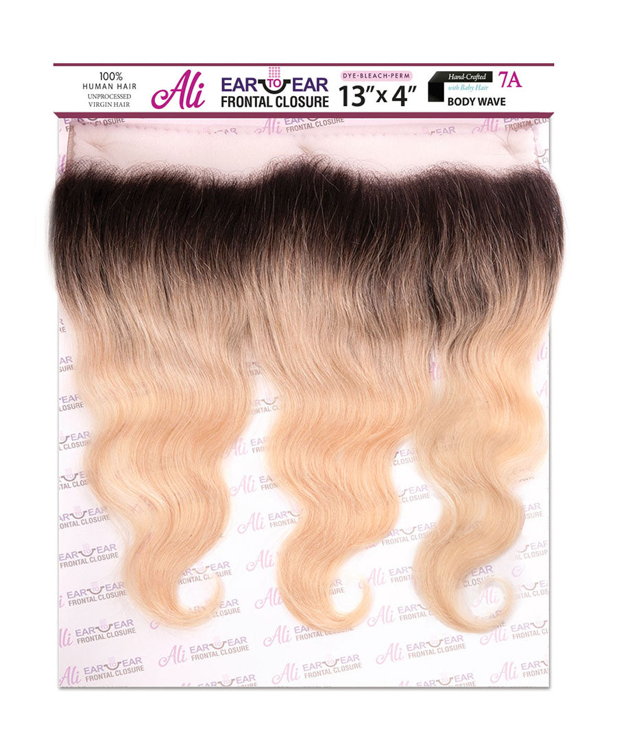 ALI 13X4 Ear to Ear Frontal Closure Body Wave