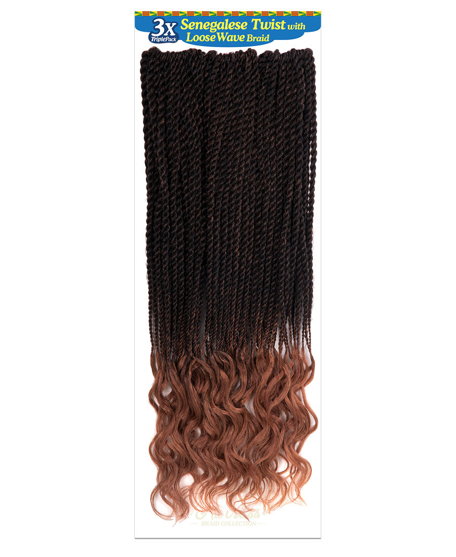 Alitress Senegalese Twist with Loose Wave 20" (1/50, 75 Strands)