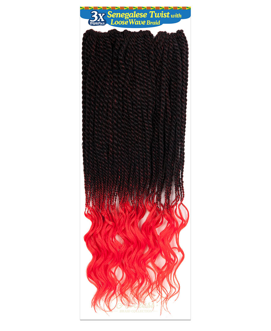 Alitress Senegalese Twist with Loose Wave 20" (1/50, 75 Strands)