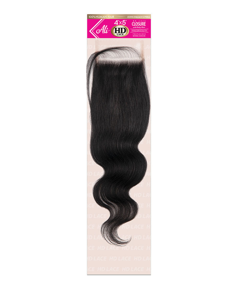 BRAZILIAN BUNDLE HD 4X5 LACE CLOSURE-BODY WAVE
