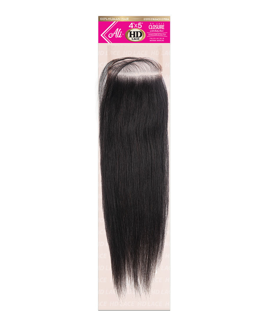 BRAZILIAN BUNDLE HD 4X5 LACE CLOSURE-STRAIGHT