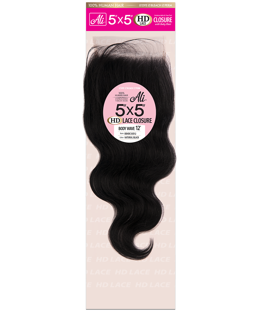 BRAZILIAN BUNDLE HD 5X5 LACE CLOSURE-BODY WAVE