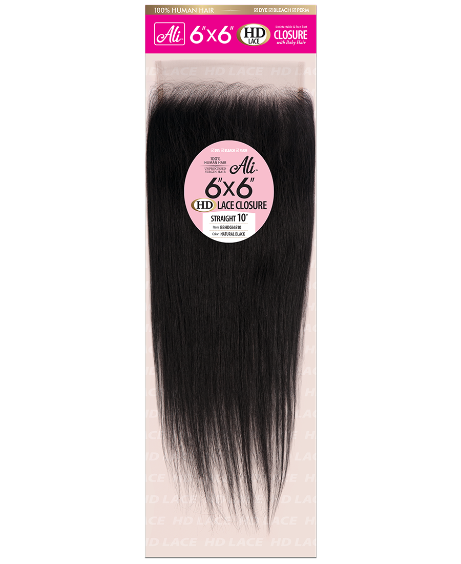 BRAZILIAN BUNDLE HD 6X6 LACE CLOSURE-STRAIGHT
