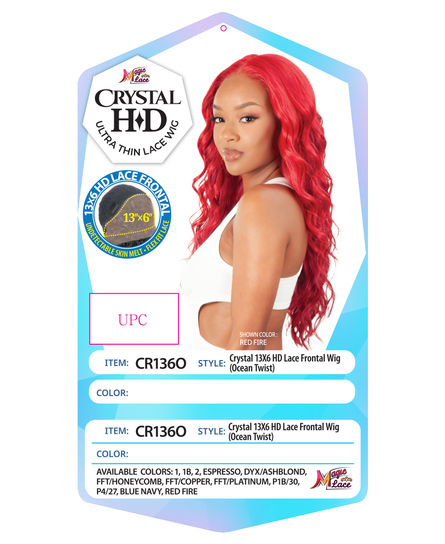 CRYSTAL HD 13X6 FRONTAL LACE OCEAN TWIST
