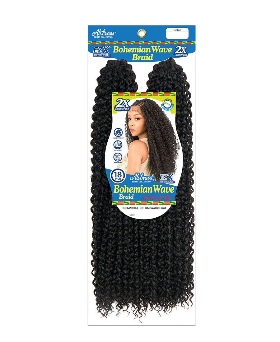 Alitress Bohemian Wave Braid 18" Double Pack (1/50)