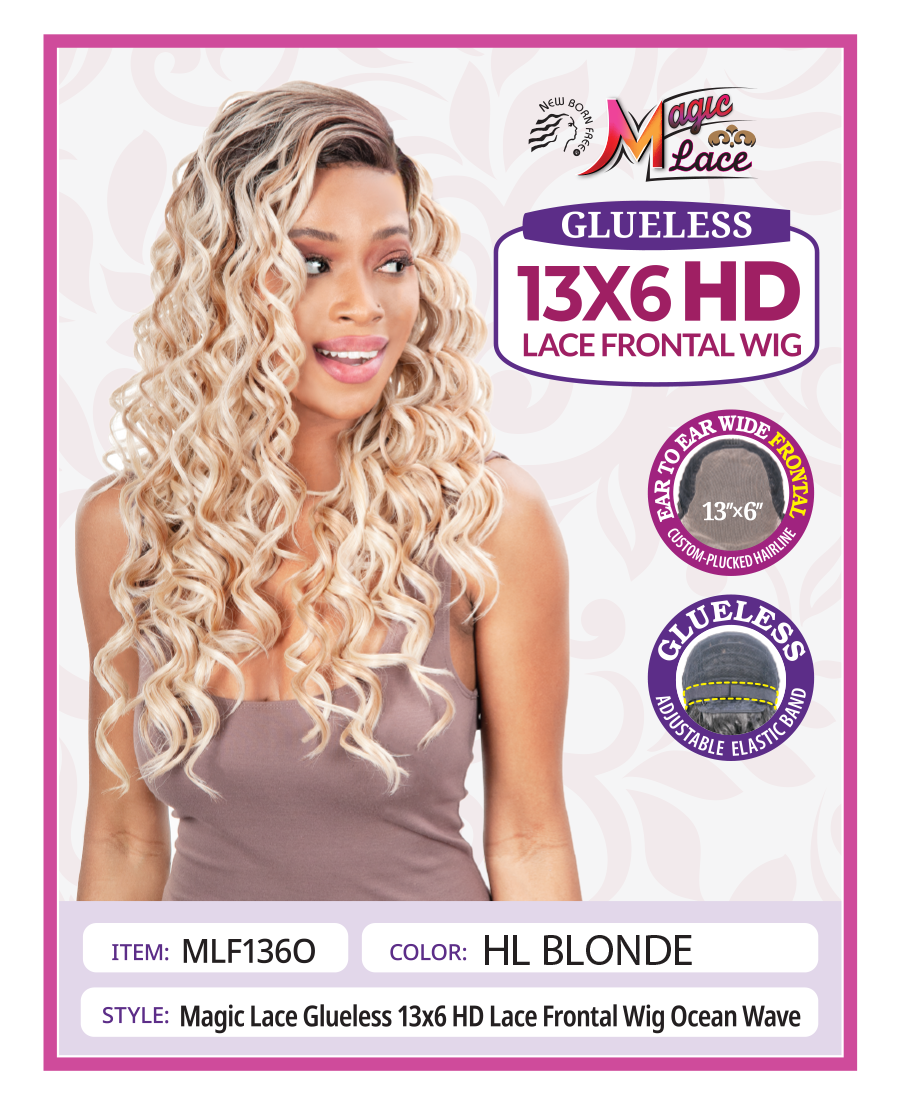 MAGIC LACE 13X6 GLUELESS WIG OCEAN WAVE