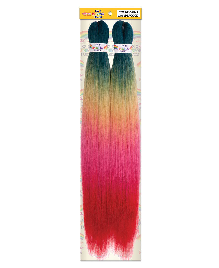EZ X Rainbow Pre-Stretched Braid 54" (1/50)