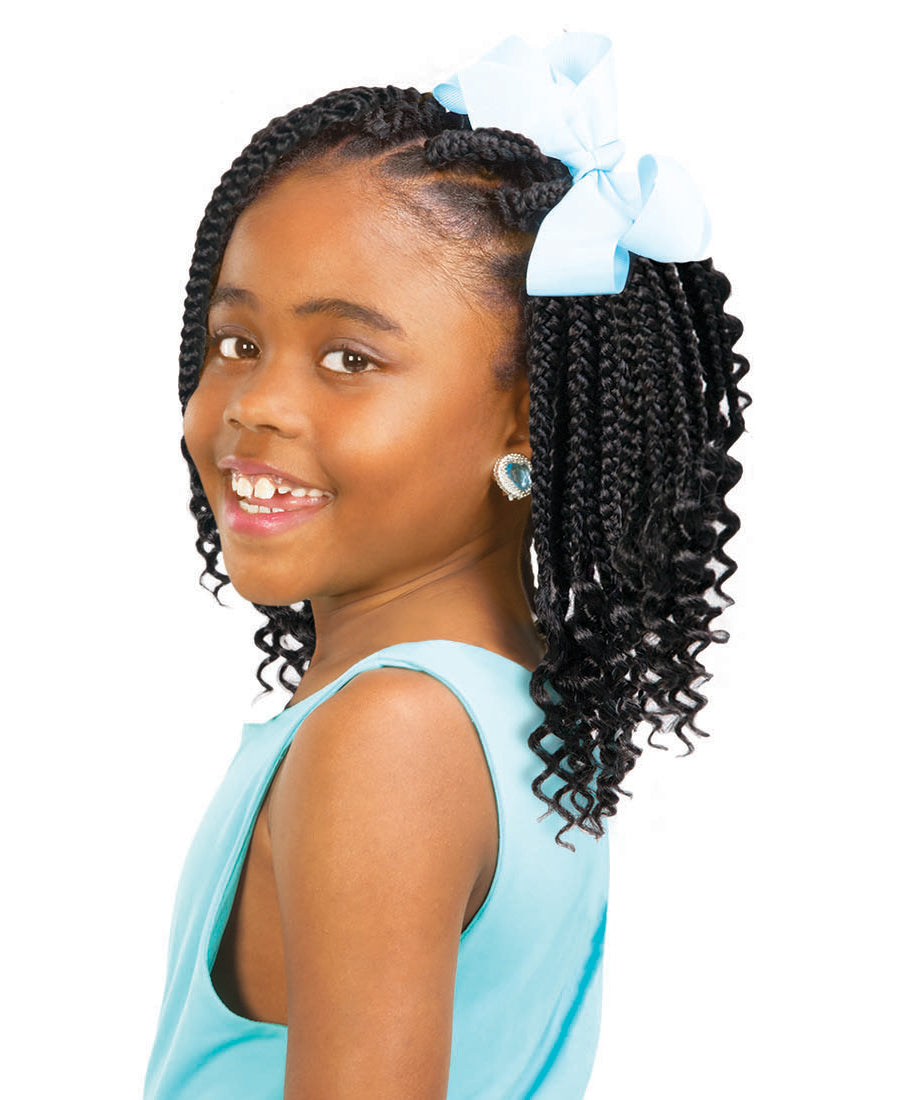 Ali Tress Box Braid with Coily Ends (1/50, 36 strands)
