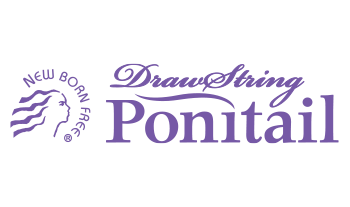 NEW BORN FREE DRAWSTRING PONYTAIL logo image
