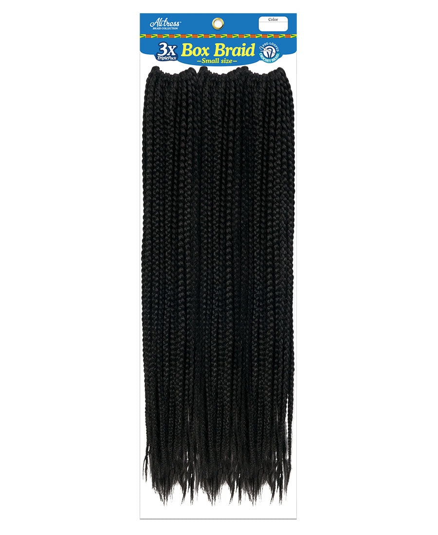 Alitress Box Braid Small 24 inch 3X (1/50, 66 Strands)