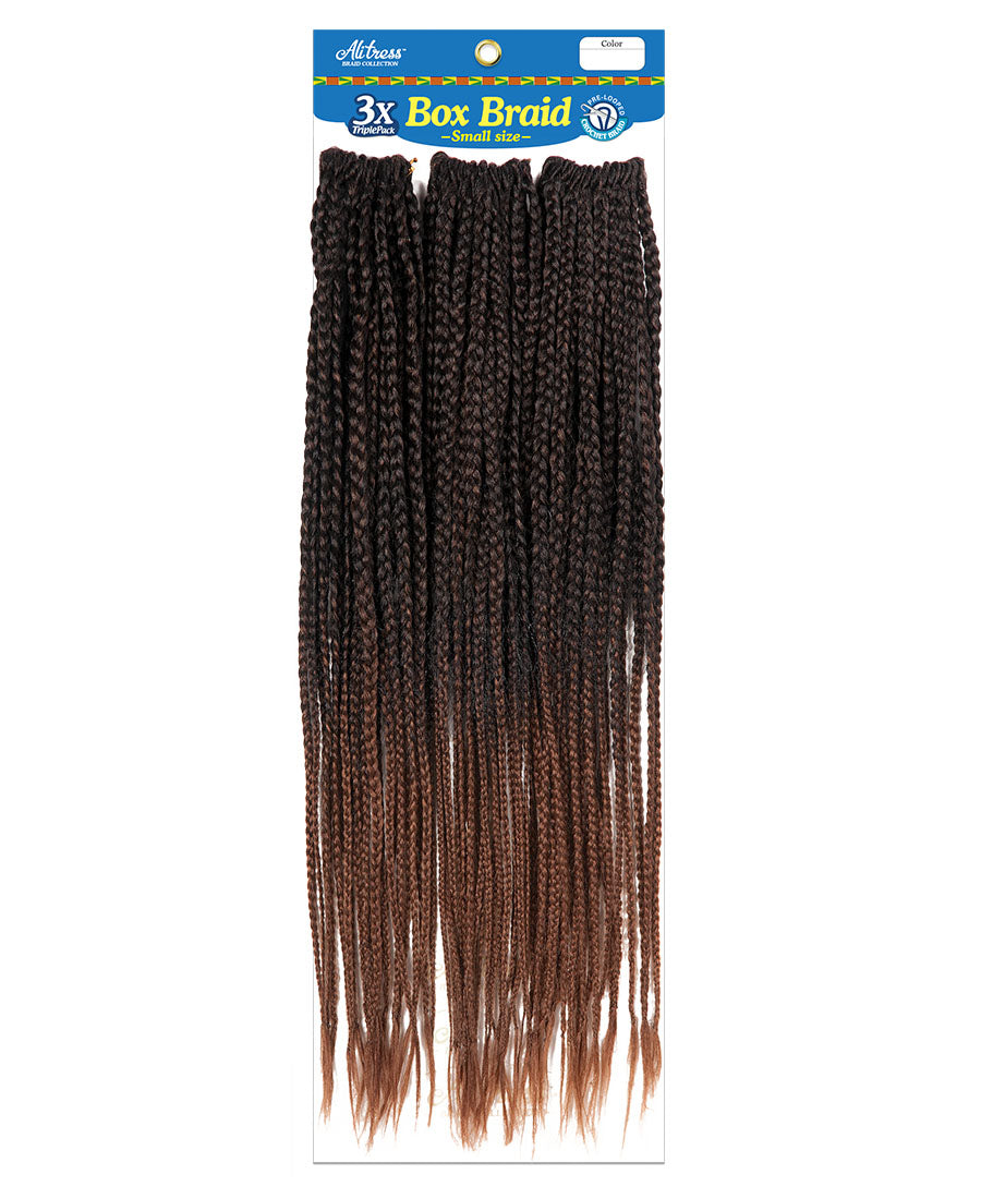 Alitress Box Braid Small 24 inch 3X (1/50, 66 Strands)