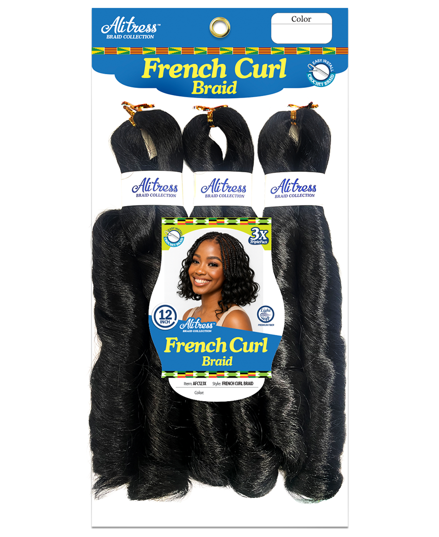 ALITRESS FRENCH CURL 22"X 3PCS