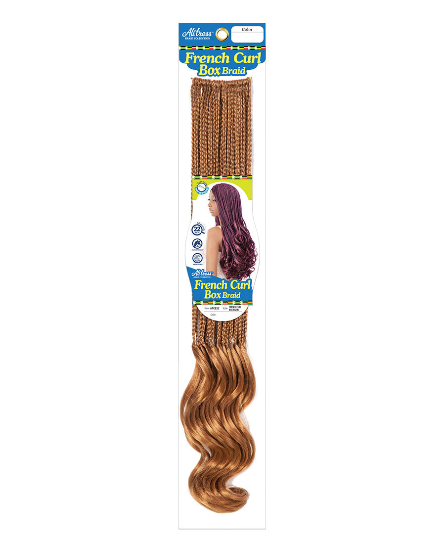 ALITRESS FRENCH CURL BOX BRAID 22" (30 STRANDS) (100pcs/box)