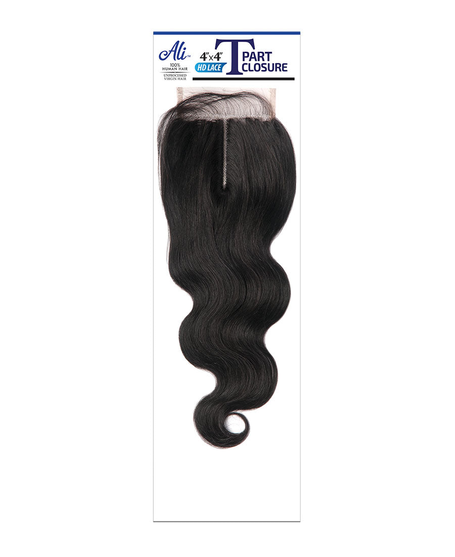 Ali T-Part Lace 4X4 Closure- Body Wave