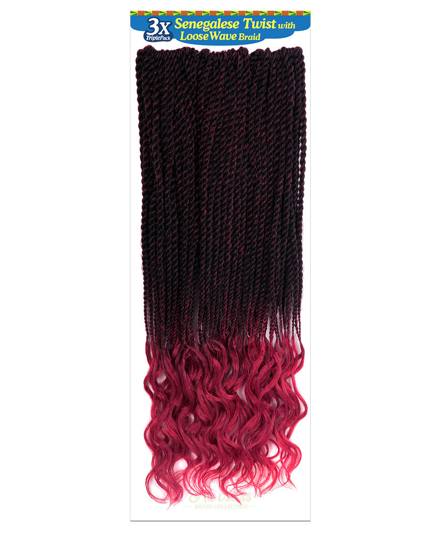 Alitress Senegalese Twist with Loose Wave 20" (1/50, 75 Strands)