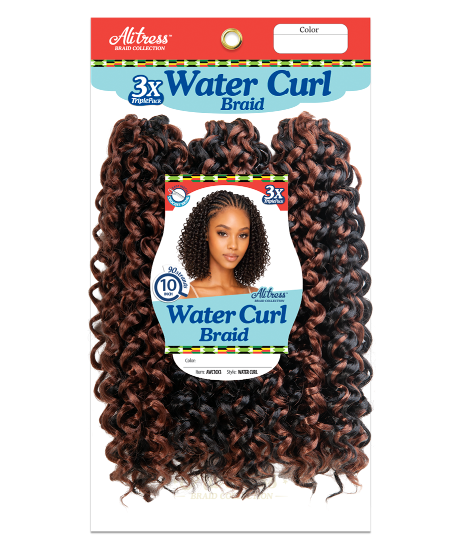 ALITRESS WATER CURL 10"X 3PCS