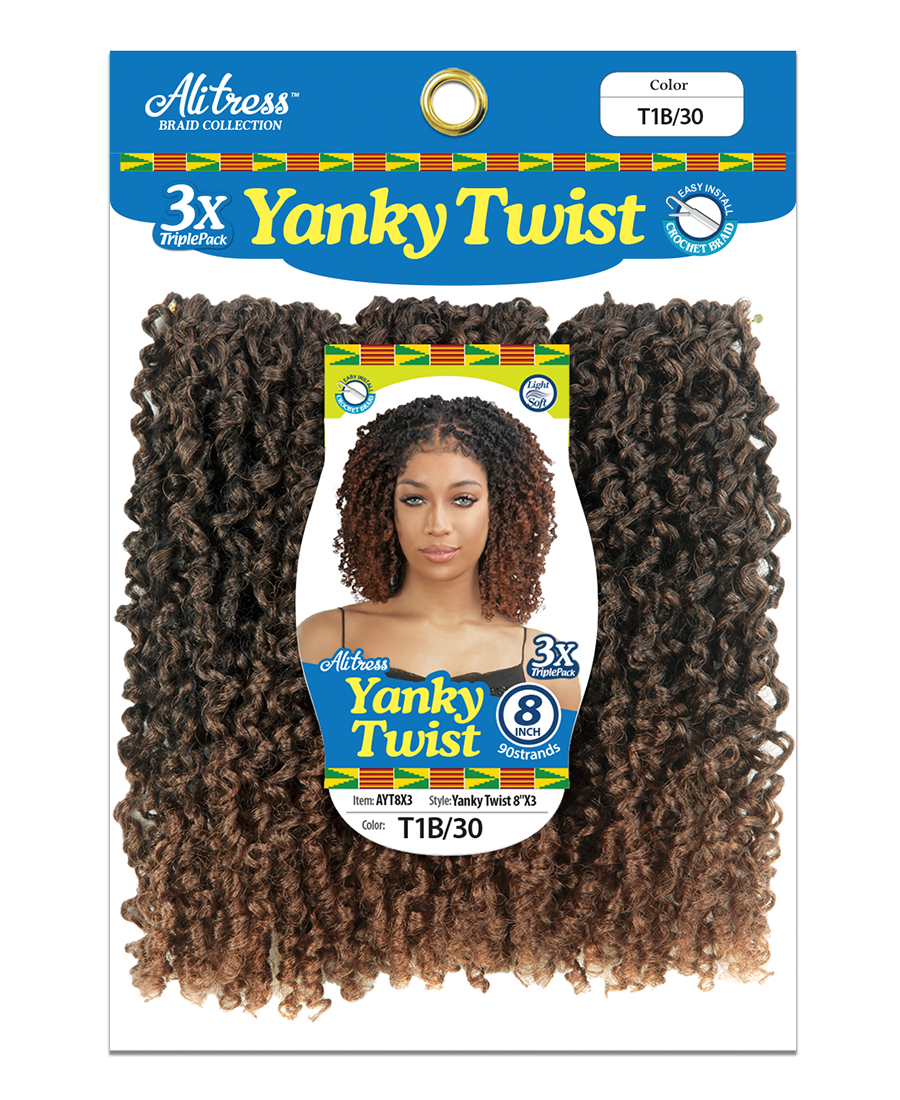 ALITRESS YANKY TWIST 8"X 3PCS
