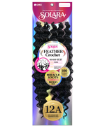 SOLARA SEAMLESS FEATHER CROCHET EXTENSIONS - NEW DEEP 18"-20"