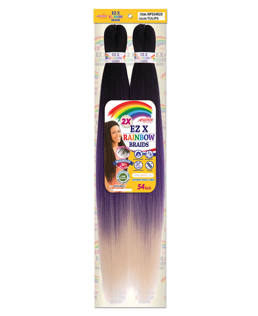 EZ X Rainbow Pre-Stretched Braid 54" (1/50)