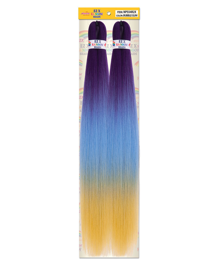 EZ X Rainbow Pre-Stretched Braid 54" (1/50)