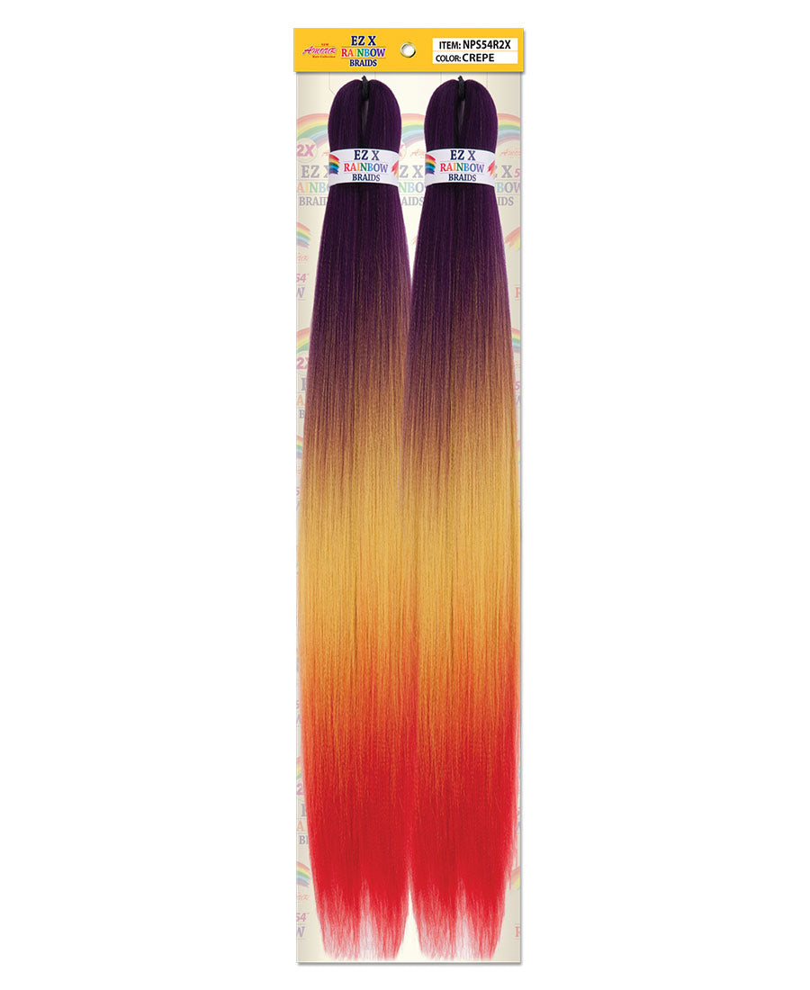 EZ X Rainbow Pre-Stretched Braid 54" (1/50)