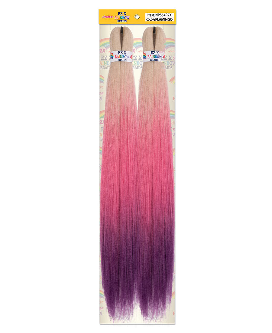 EZ X Rainbow Pre-Stretched Braid 54" (1/50)