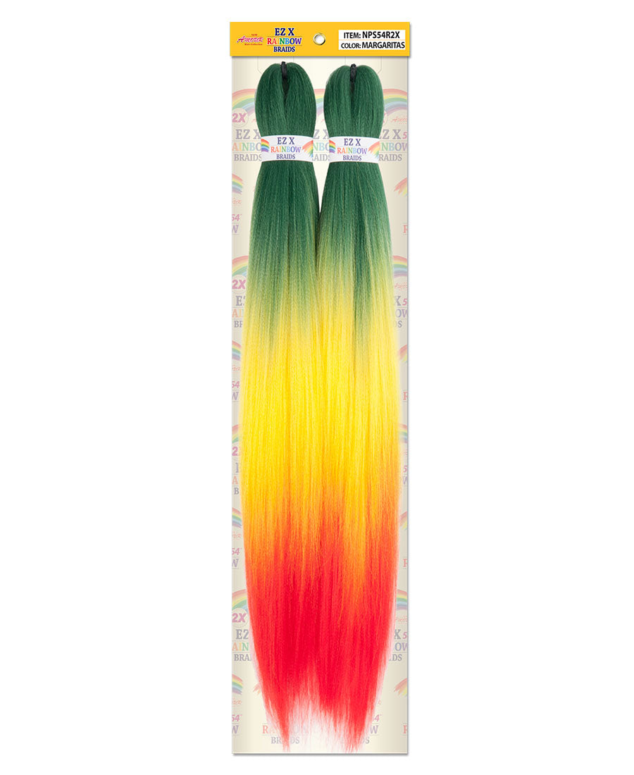 EZ X Rainbow Pre-Stretched Braid 54" (1/50)