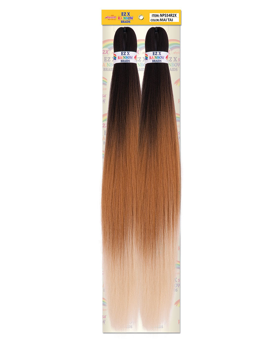 EZ X Rainbow Pre-Stretched Braid 54" (1/50)