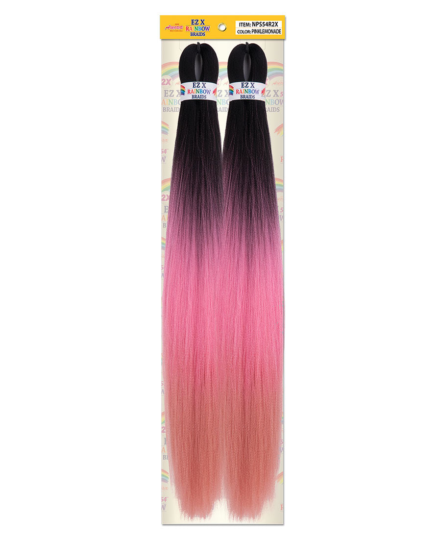 EZ X Rainbow Pre-Stretched Braid 54" (1/50)