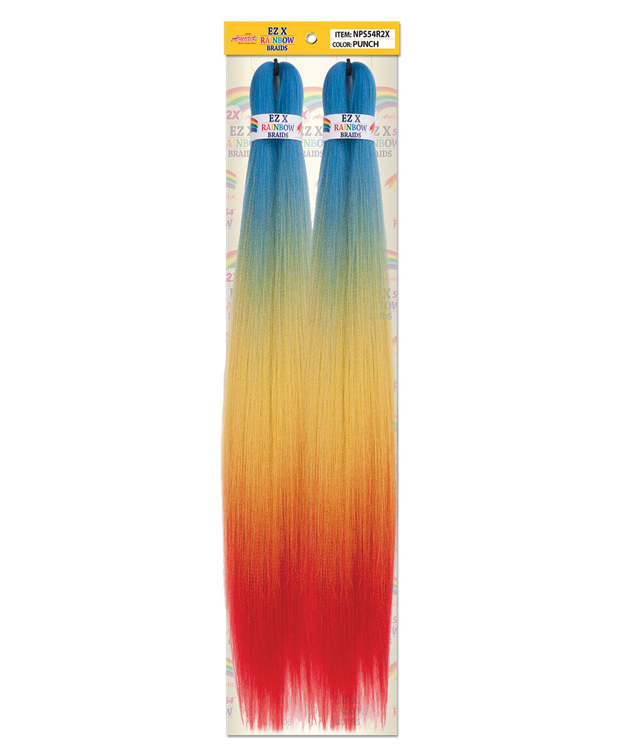 EZ X Rainbow Pre-Stretched Braid 54" (1/50)