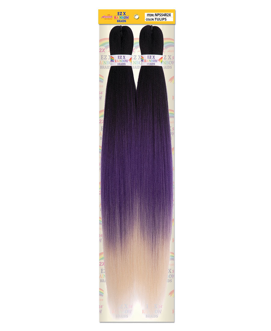 EZ X Rainbow Pre-Stretched Braid 54" (1/50)