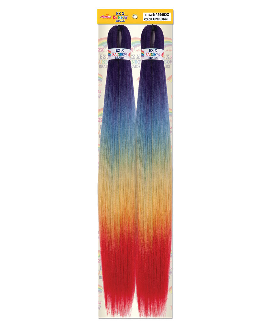 EZ X Rainbow Pre-Stretched Braid 54" (1/50)