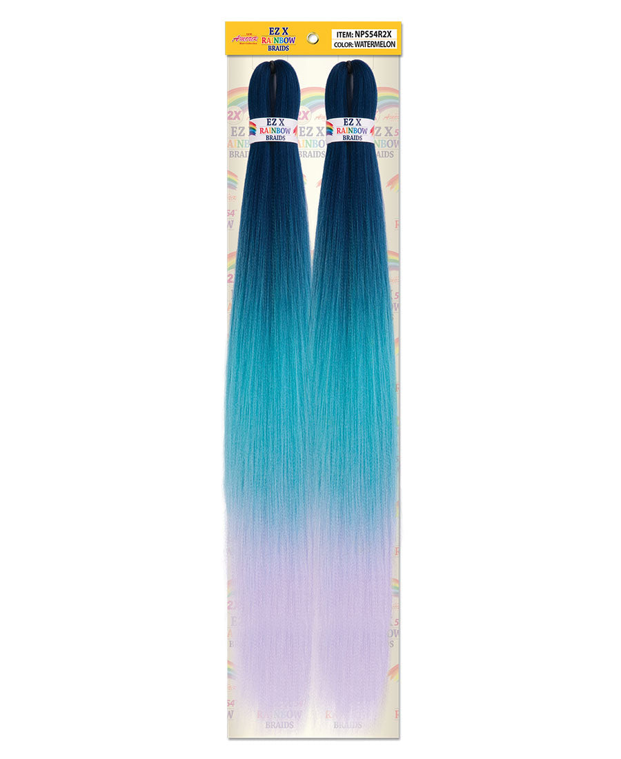 EZ X Rainbow Pre-Stretched Braid 54" (1/50)