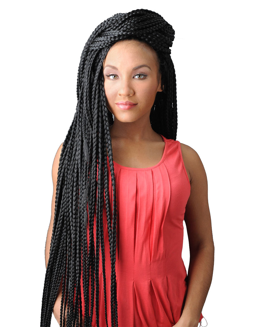 Alitress Box Braid Small 24 inch 3X (1/50, 66 Strands)