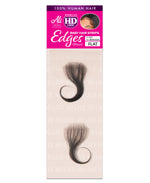 100% HUMAN HD LACE BABY HAIR EDGES STRIPS FLAT SHAPE 2PCS