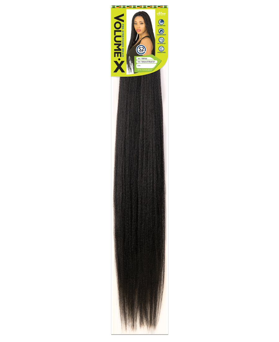 Volume-X Premium 100% Kanekalon Yaki Pre-Stretched Braid