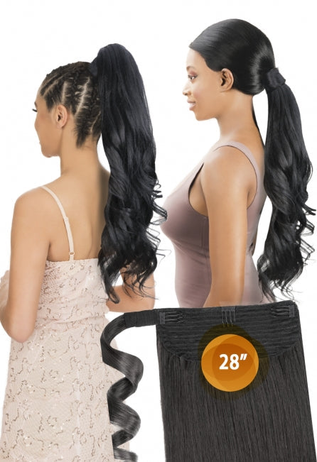 Wrap N Tail - Natural Perm Yaki Wavy 28"